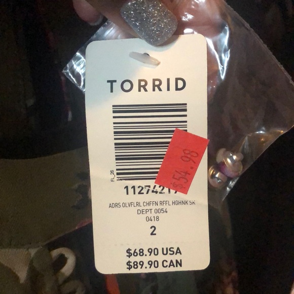 Floral halter dress with tiered skirt keyhole neck - Picture 4 of 6